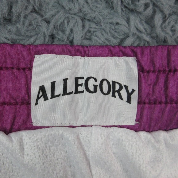 Allegory Shorts Mens 3XL White Purple JOYBOY Flame Elastic Drawstring 38x5* - Picture 9 of 14